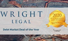 Debt Market Deal Of The Year 2020 - Wright Legal Perth